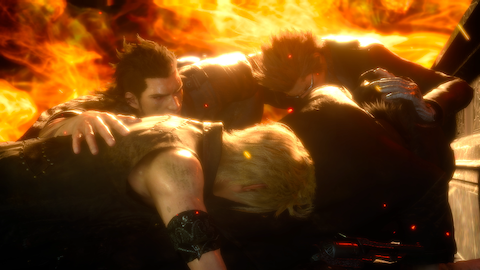 Les quatre héros de Final Fantaxy XV