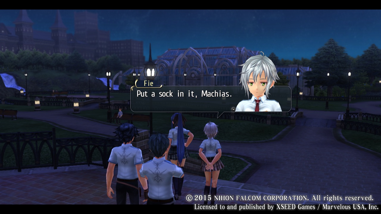 "Put a sock in it, Machias."