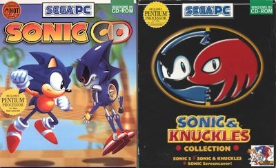 "Sur la boite, il y a un Sonic, qui fait face à un Sonic méchant"